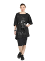 Rundholz DIP - robe - black-black print - 1252300903