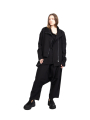 Pal Offner - Asymmetric Zipper Cardigan Black