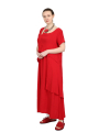 Pal Offner - Dress - Fluid Dress - Crêpe Georgette - Wild Red - 2501.1101103.140004