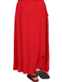 Pal Offner - Rock - Fluid Long Skirt - Crêpe Georgette - Wild Red - 2501.120101.140004