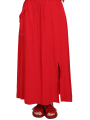 Pal Offner - Skirt - Fluid Long Skirt - Crêpe Georgette - Wild Red - 2501.120101.140004