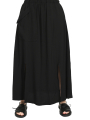 Pal Offner - Rock - Fluid Long Skirt - Crêpe Georgette - Black - 2501.120101.140004