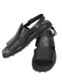 Shoto - Leather sandal Ban Nero - Black - 10201