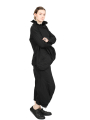 Rundholz - wadenlange Hose mit tiefem Schritt und Bubbles an den Seiten - black - 1251630104