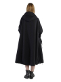 Rundholz DIP - Manteau Robe à capuche en laine vierge Black - 2242211203