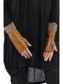 Rundholz - Gants 2 pièces cuir et cachemire black - 2241802003