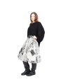 Rundholz DIP - Balloon skirt newspaper print Moon Walk - 2242070306