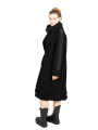 Rundholz DIP - Manteau en laine look fausse fourrure oversize Black - 2242181202