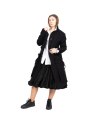 Rudholz DIP - Coat frock coat with eye pockets virgin wool Black - 2242211206