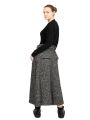 Rundholz - baggye chunky knit pants Black Melange - 2241250102