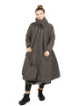 Rundholz Black Label - Fitted down coat with high collar and decorative accents Jungle