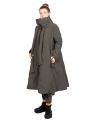 Rundholz Black Label - Fitted down coat with high collar and decorative accents Jungle