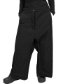 Rundholz - Stretch pants with low crotch front double layer Black - 2241160104