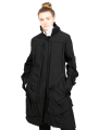 Rundholz - Double-layer stretch coat front and sleeves with graphic darts Black - 2241161215