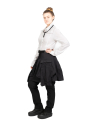 Rundholz DIP - Cacheur short skirt with large pockets Stretch Black - 2242200310