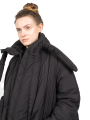 Rundholz Black Label - Down coat in balloon shape with decorative accents Oversize Black - 2243211202