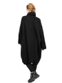 Rundholz DIP - Knitted dress with stand-up collar and wide sleeves Oversize Black - 2242687304