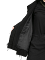 Rundholz Black Label - Jacket with high collar and pleated pockets felted wool fabric oversize Black - 2243281102