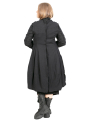 Rundholz - Fitted coat with patch pockets felted wool fabric black - 2241011213