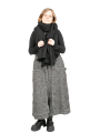 Rundholz DIP - Giant scarf or knitted vest with armholes boiled wool Black - 2242687710