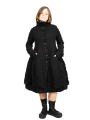 Rundholz - Knitted coat in balloon shape houndstooth boiled wool Black Jacquard - 2241687206