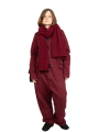 Pal Offner - Penguin Coat_Super Denim Stretch Merlot - 90101