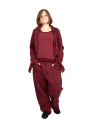 Pal Offner - Balloon Trousers_Super Denim Stretch Merlot - 131101