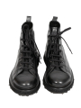 Shoto - Leather Boots Ankle High Kangaroo Leather Black Black - 51670