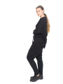 Black by K&M - Pantalon à entrejambe basse THIS IS A GOOD SIGN Black