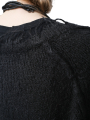 Rundholz - hüftlanger strick-pullover mit runder Halsausschnitt - black - 1251650702