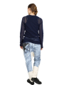 Rundholz DIP - jeans--pants with casual crotch - denim print - 1252110102