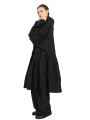 Rundholz DIP - oversize coat with hood and zipper - black - 1252281209