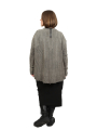 Serien°umerica - Oversize Pullover aus Merinowolle mit Strickdetails Salvia - ser5015