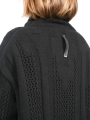 Serien°umerica - Rollkragen-Pullover aus Merinowolle mit Strukturstrick Black - ser5060