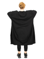 Rundholz Black Label - Ballonkleid mit Koffertaschen Sweater Cotton Oversize black - 2243250903