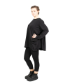 Rundholz Black Label - Sweater with suitcase pocket Cotton Oversize black - 2243250501