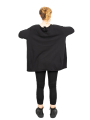 Rundholz Black Label - Sweater with suitcase pocket Cotton Oversize black - 2243250501