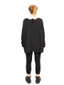 Rundholz Black Label - Sweater mit Koffertasche Cotton Oversize black - 2243250501