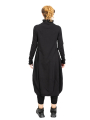 Rundholz Black Label - Balloon dress fitted with suitcase pocket Sweater Cotton black - 2243250906