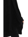 Rundholz Black Label - Shirtkleid in Ballonform mit Falten am Saum Oversize Black - 2243370928