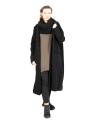 MJW - Manteau en laine et cachemire Black Black