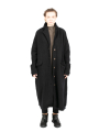 MJW - Wool and cashmere coat Black Black