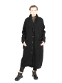 MJW - Wool and cashmere coat Black Black