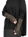 Rundholz Black Label - Armstulpen mit Daumen Jacquard gekochte Wolle jungle - 2243893114