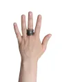 Darkgem - Bague argent avec pierre Smoky Quartz