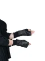 Rundholz - Gants 2 pièces cuir et cachemire black - 2241802003