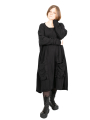 Rundholz Black Label - Robe ballon avec poches à valise Sweater Cotton Oversize black - 2243250903-