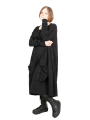 Rundholz Black Label - Robe ballon avec poches à valise Sweater Cotton Oversize black - 2243250903-