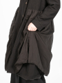 Aequamente - Manteau en lin et laine Black Black