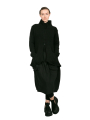 Rundholz Black Label - Fitted cardigan with pockets in rib black - 2243627104